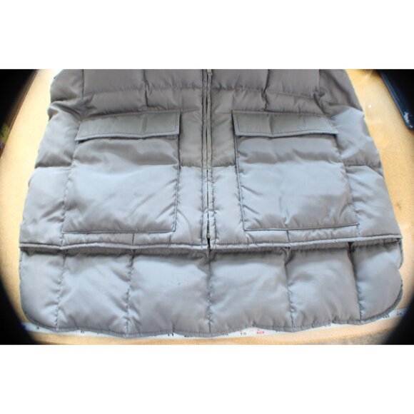Miller Outerwear Mens XL Goose Down Vest Jacket Gray Full Zip Pockets Hi-Lo Vtg - Picture 4 of 10